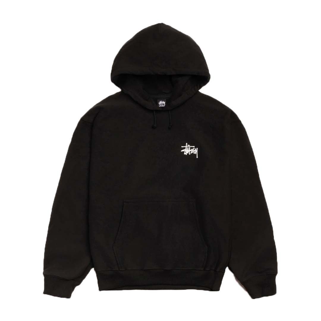 Stussy Basic Hoodie Black Size US L / EU 52-54 / 3 - 2 Thumbnail