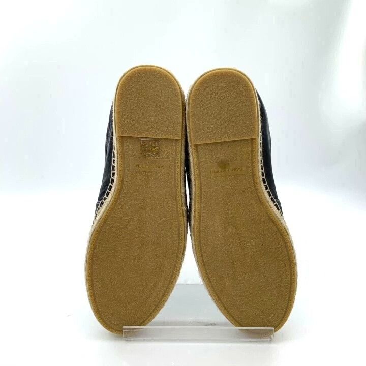 Yves Saint Laurent Saint Laurent Black Logo Slip-On Fisherman Shoes Size US 8 / IT 38 - 5 Thumbnail