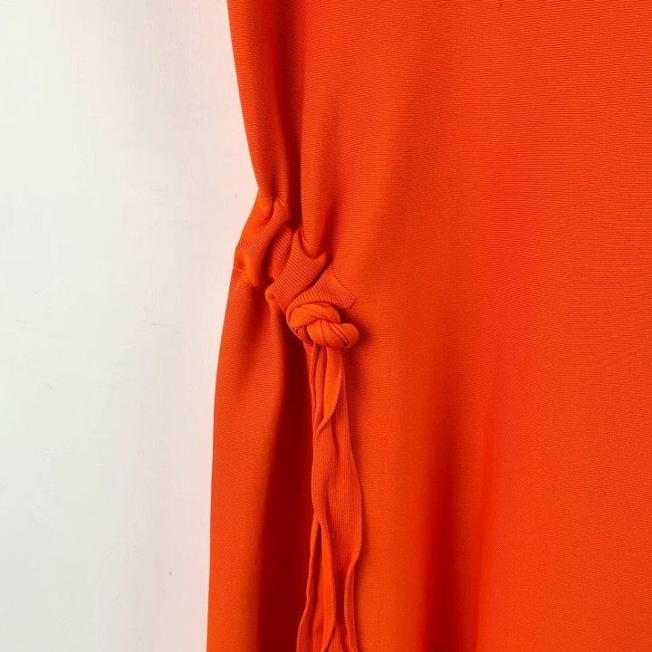 Dior Dior Red Tie Design Crew Neck Dress Size XS / US 0-2 / IT 36-38 - 4 Thumbnail