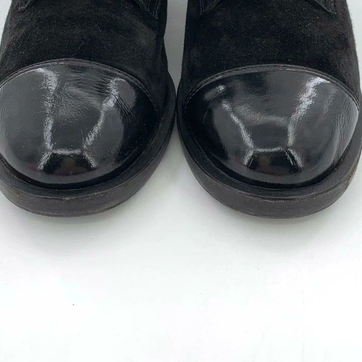 Chanel Chanel Black Lace-Up Block Heel Ankle Boots Size US 6 / IT 36 - 8 Thumbnail