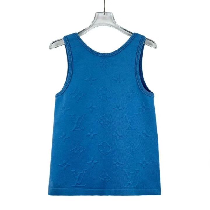 Louis Vuitton Louis Vuitton 2022 Embossed Logo Cotton Tank Size XS / US 0-2 / IT 36-38 - 2 Thumbnail