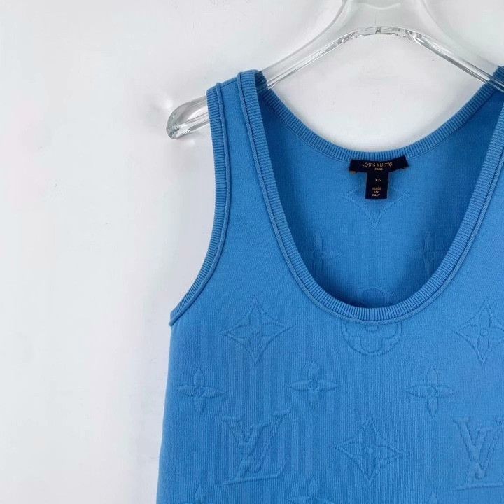 Louis Vuitton Louis Vuitton 2022 Embossed Logo Cotton Tank Size XS / US 0-2 / IT 36-38 - 3 Thumbnail