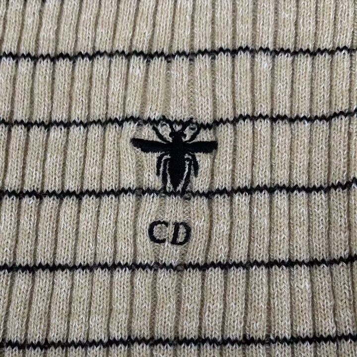 Dior Christian Dior Bee Embroidery Short-Sleeve Knit Size M / US 6-8 / IT 42-44 - 5 Thumbnail