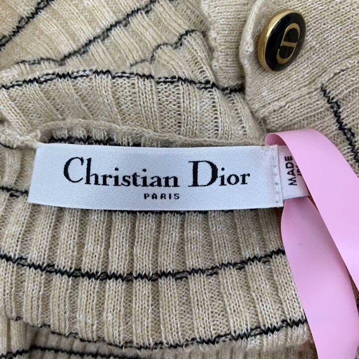 Dior Christian Dior Bee Embroidery Short-Sleeve Knit Size M / US 6-8 / IT 42-44 - 7 Thumbnail