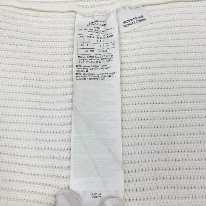 Max Mara Maxmara White Cotton Hooded Belted Cardigan Size L / US 10 / IT 46 - 6 Thumbnail
