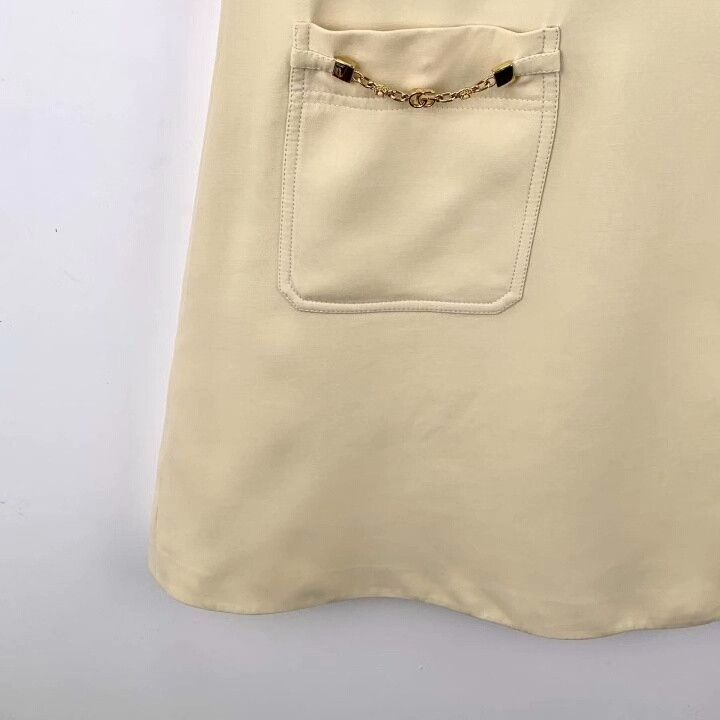 Gucci Gucci Double G Silk Wool Short-Sleeve Dress Size S / US 4 / IT 40 - 4 Thumbnail