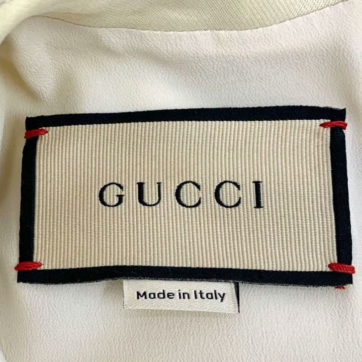 Gucci Gucci Double G Silk Wool Short-Sleeve Dress Size S / US 4 / IT 40 - 5 Thumbnail