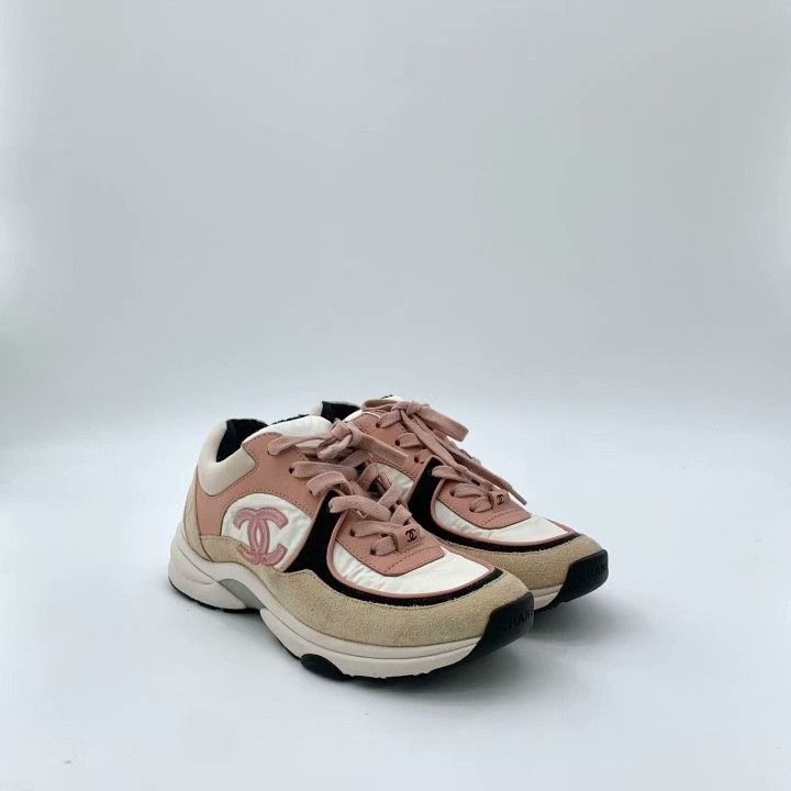 Chanel Chanel Logo Lacing Casual Flat Sneakers Size US 5 / IT 35 - 2 Thumbnail