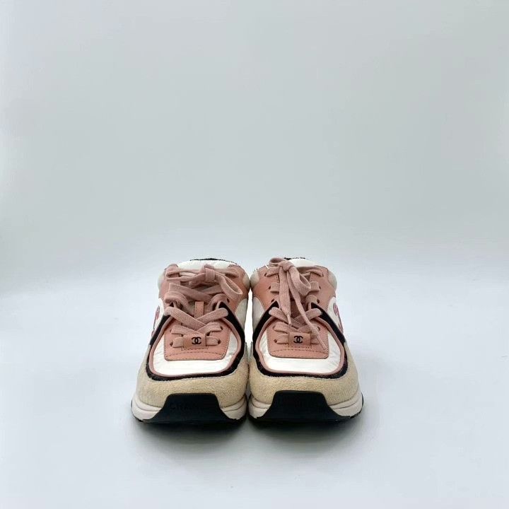 Chanel Chanel Logo Lacing Casual Flat Sneakers Size US 5 / IT 35 - 3 Thumbnail