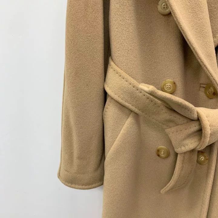 Max Mara Maxmara 101801 Wool Coat Size S / US 4 / IT 40 - 4 Thumbnail