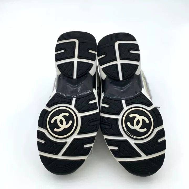Chanel Chanel Logo Embroidered Lace-Up Sneakers Size US 6 / IT 36 - 5 Thumbnail