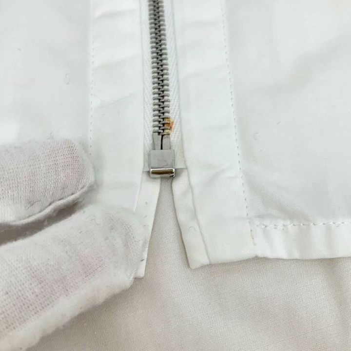 Hermes Hermes White Cotton Zip Shirt Jacket Size XS / US 0-2 / IT 36-38 - 9 Thumbnail