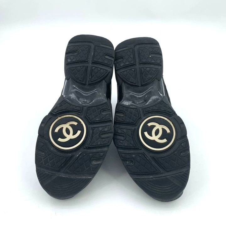 Chanel Chanel Double C Logo Flat Sneakers Size US 6 / IT 36 - 4 Thumbnail