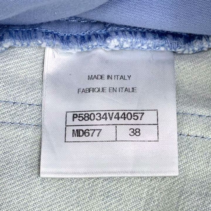 Chanel Chanel Light Blue Cotton Denim Shorts Size 38" / US 16 / IT 52 - 6 Thumbnail