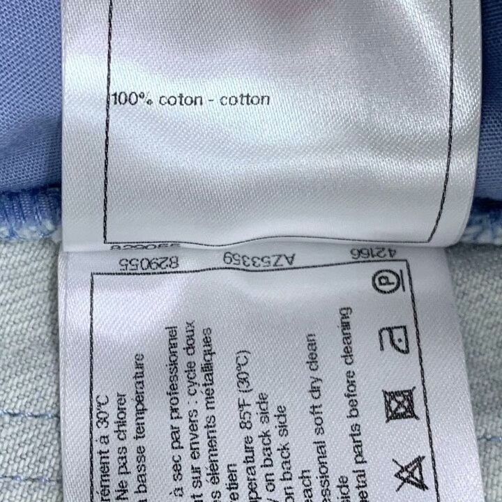Chanel Chanel Light Blue Cotton Denim Shorts Size 38" / US 16 / IT 52 - 7 Thumbnail