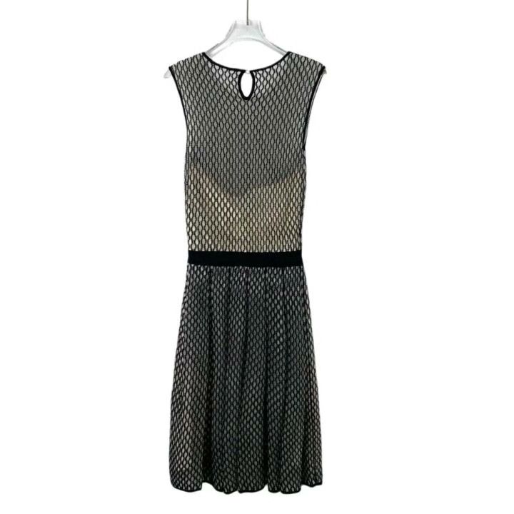 Dior Dior Color-Block Lace Sleeveless Dress Size S / US 4 / IT 40 - 2 Thumbnail