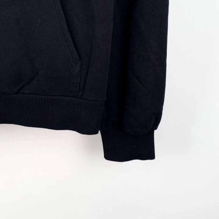 Celine Celine Black Logo Beaded Cotton Hoodie Size M / US 6-8 / IT 42-44 - 5 Thumbnail
