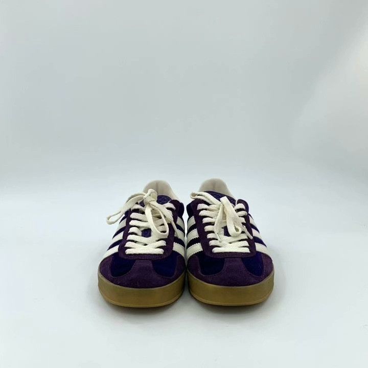 Gucci Gucci x Adidas Suede Lace-Up Flat Sneakers Size US 5 / IT 35 - 3 Thumbnail