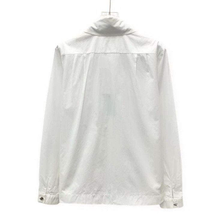 Chanel Chanel White Bow Cotton Collar Shirt Size XS / US 0-2 / IT 36-38 - 2 Thumbnail