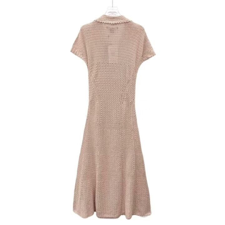 Ralph Lauren Ralph Lauren Collection Pink Knit Dress Size M / US 6-8 / IT 42-44 - 2 Thumbnail