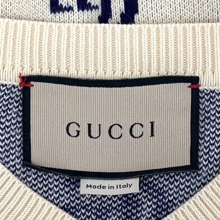 Gucci Gucci GG Monogram V-Neck Long-Sleeve Knit Size XS / US 0-2 / IT 36-38 - 5 Thumbnail