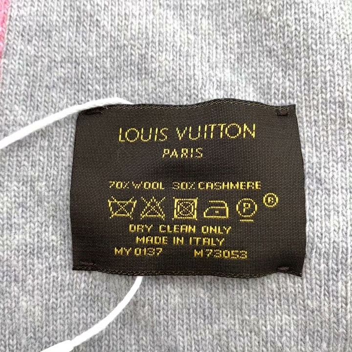 Louis Vuitton Louis Vuitton Pink Gradient Knit Scarf Size ONE SIZE - 7 Thumbnail