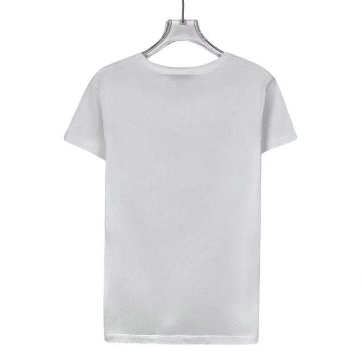 Max Mara Maxmara White Logo Embroidered Cotton T-Shirt Size S / US 4 / IT 40 - 2 Thumbnail