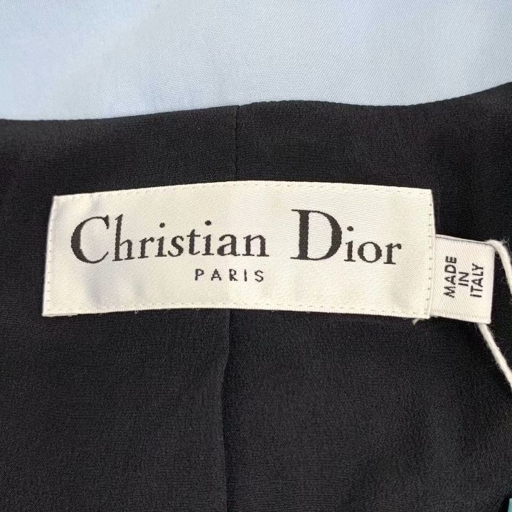 Dior Dior Light Blue Floral Embroidery Cotton Jacket Size XS / US 0-2 / IT 36-38 - 5 Thumbnail
