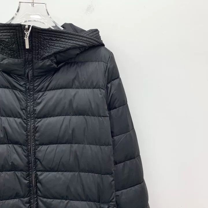 Max Mara Maxmara Black Hooded Zip Reversible Down Jacket Size M / US 6-8 / IT 42-44 - 9 Thumbnail