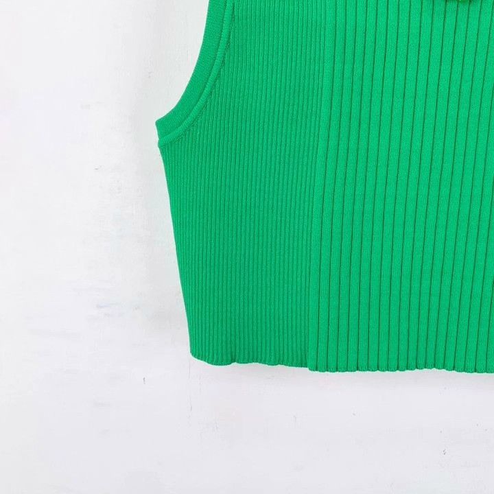 Louis Vuitton Louis Vuitton x Kusama Green Knit Vest Size M / US 6-8 / IT 42-44 - 4 Thumbnail