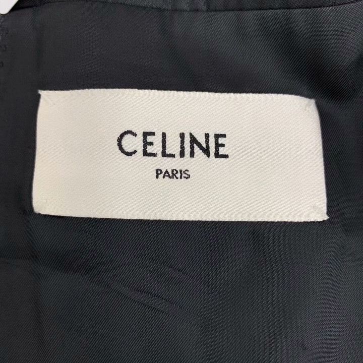 Celine Celine Dark Gray Striped Wool Blazer Size S / US 4 / IT 40 - 5 Thumbnail