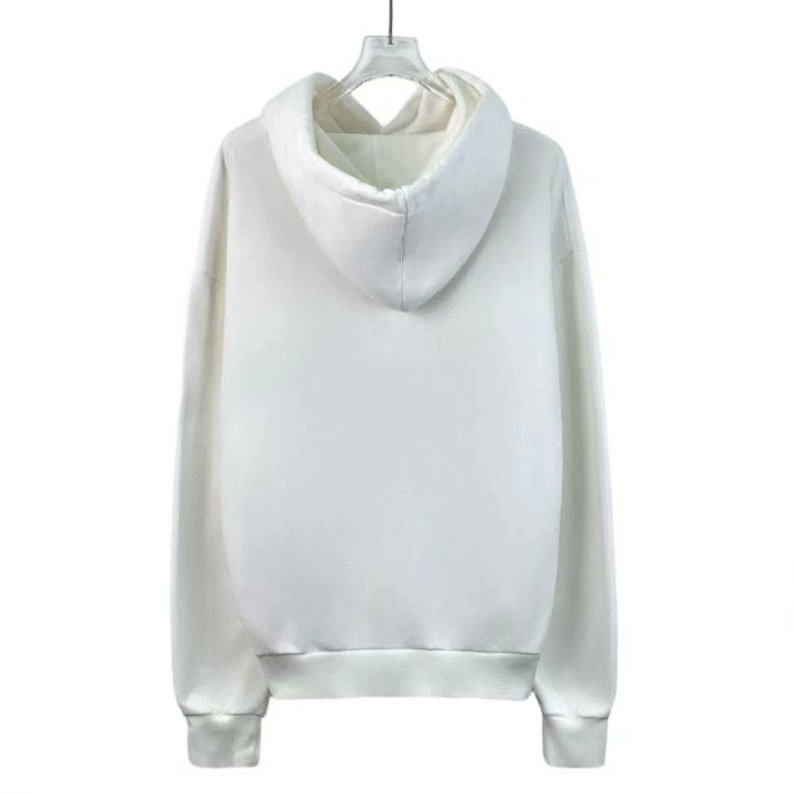 Celine Celine White Logo Checkerboard Beaded Cotton Hoodie Size S / US 4 / IT 40 - 2 Thumbnail