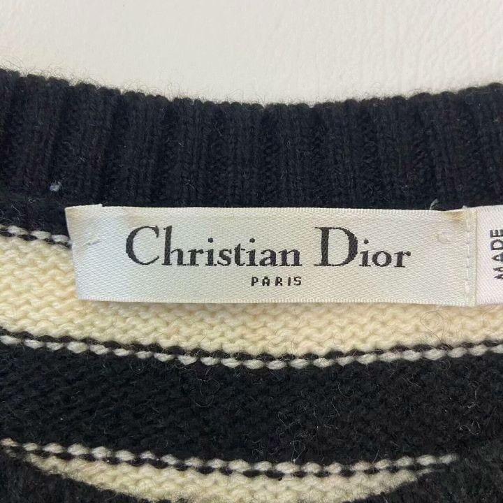 Dior Dior Striped Dragon Embroidery Cashmere Sweater Size XXS / US 00 / IT 34 - 5 Thumbnail