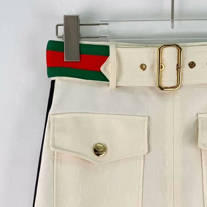 Gucci Gucci x Adidas Beige Casual Midi Skirt Size 38" / US 16 / IT 52 - 3 Thumbnail