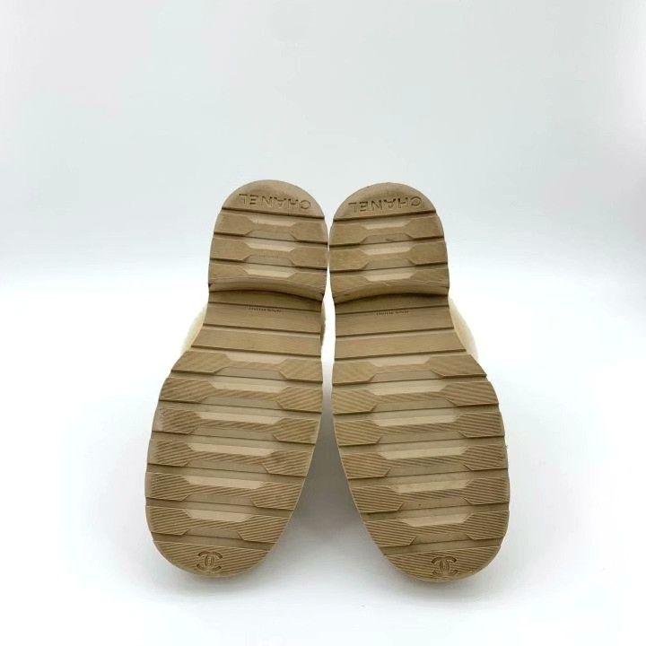 Chanel Chanel Brown Logo Round-Toe Short Boots Size US 5 / IT 35 - 5 Thumbnail