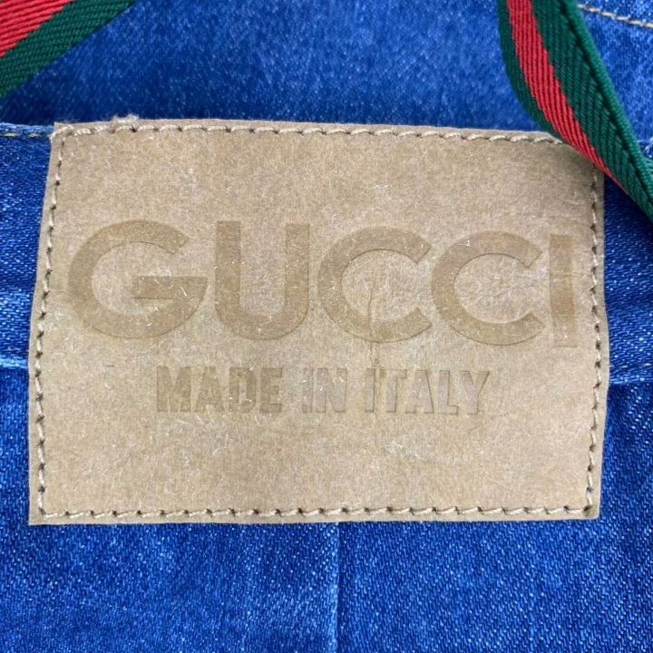 Gucci Gucci Denim Skirt with Striped Belt Size 36" / US 14 / IT 50 - 5 Thumbnail