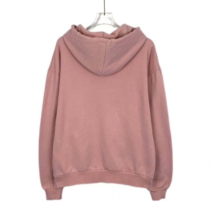 Celine Celine Pink Logo Print Hooded Sweatshirt Size XXS / US 00 / IT 34 - 2 Thumbnail