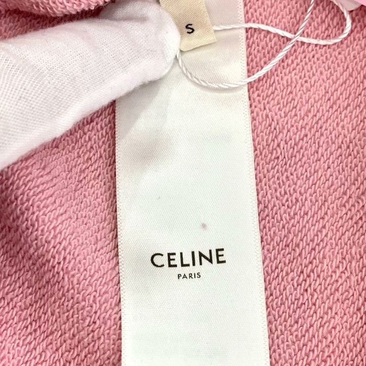 Celine Celine Logo Print Cotton Hooded Sweatshirt Size S / US 4 / IT 40 - 7 Thumbnail