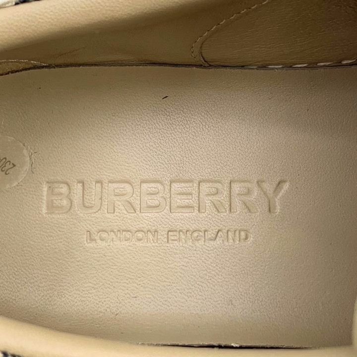 Burberry Burberry House White Check Lace-Up Sneakers Size US 5 / IT 35 - 7 Thumbnail