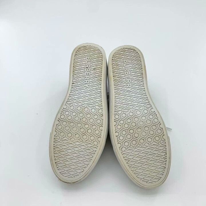 Burberry Burberry House White Check Lace-Up Sneakers Size US 5 / IT 35 - 5 Thumbnail
