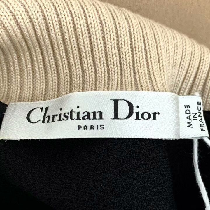 Dior Dior Light Brown Long Sleeve One-Shoulder Dress Size XS / US 0-2 / IT 36-38 - 5 Thumbnail