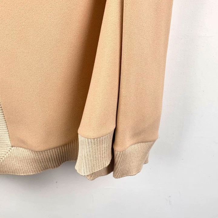 Dior Dior Light Brown Long Sleeve One-Shoulder Dress Size XS / US 0-2 / IT 36-38 - 4 Thumbnail