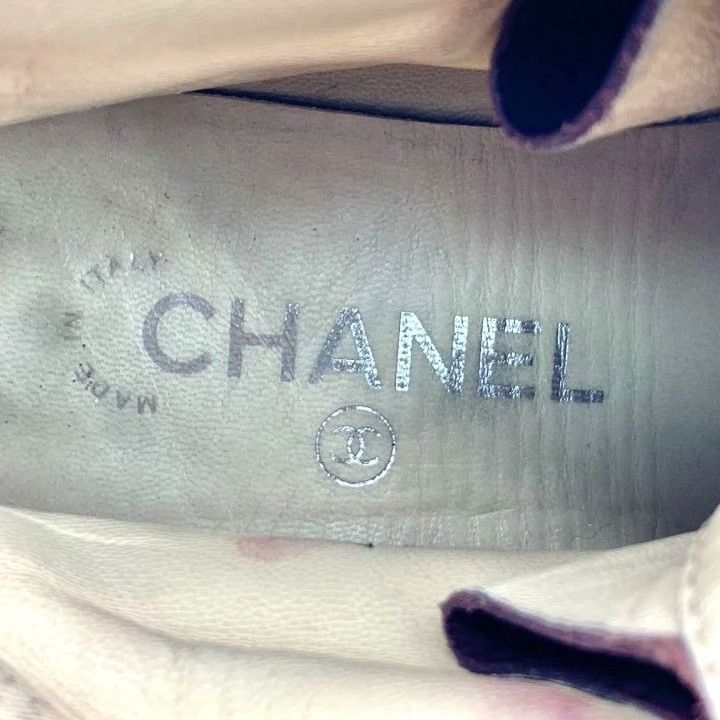 Chanel Chanel Red Leather Ankle Martin Boots Size US 6 / IT 36 - 9 Thumbnail