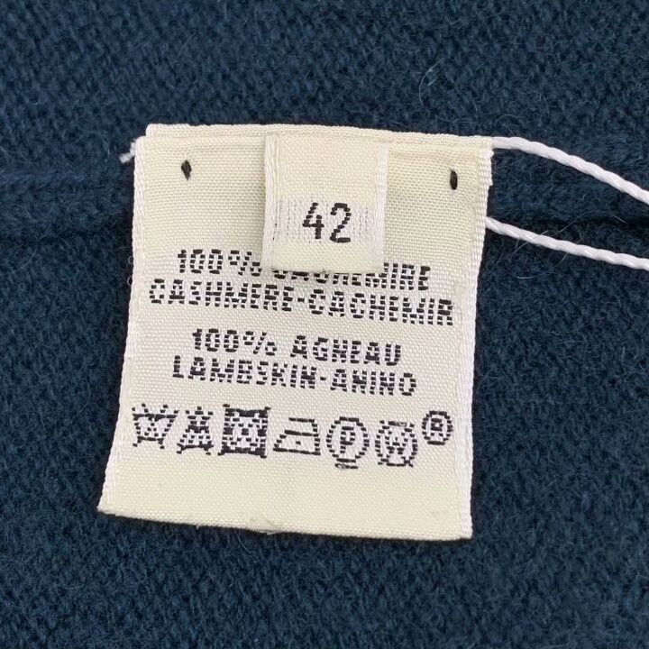 Hermes Hermes Dark Blue Cashmere V-Neck Cardigan Size M / US 6-8 / IT 42-44 - 7 Thumbnail