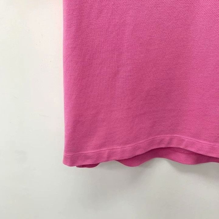 Burberry Burberry Pink Cotton Short-Sleeve Polo Shirt Size XS / US 0-2 / IT 36-38 - 4 Thumbnail