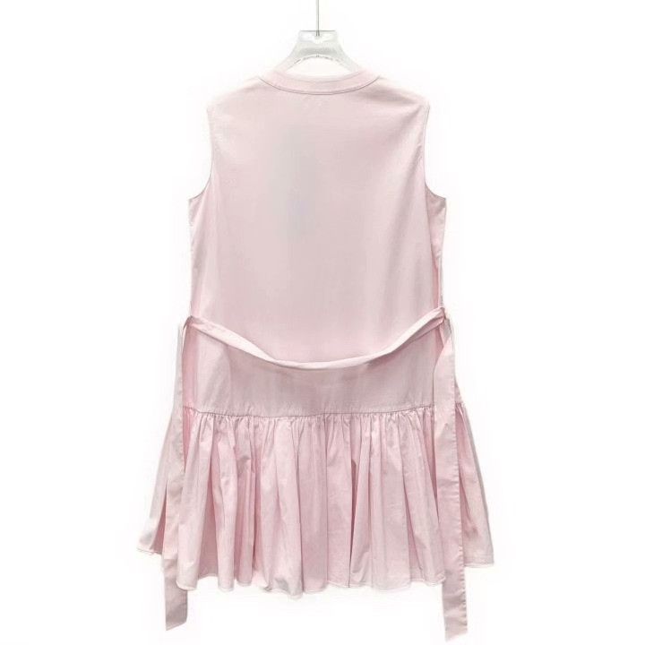 Dior Dior Pink Sequin Embroidered Cotton Dress Size S / US 4 / IT 40 - 2 Thumbnail