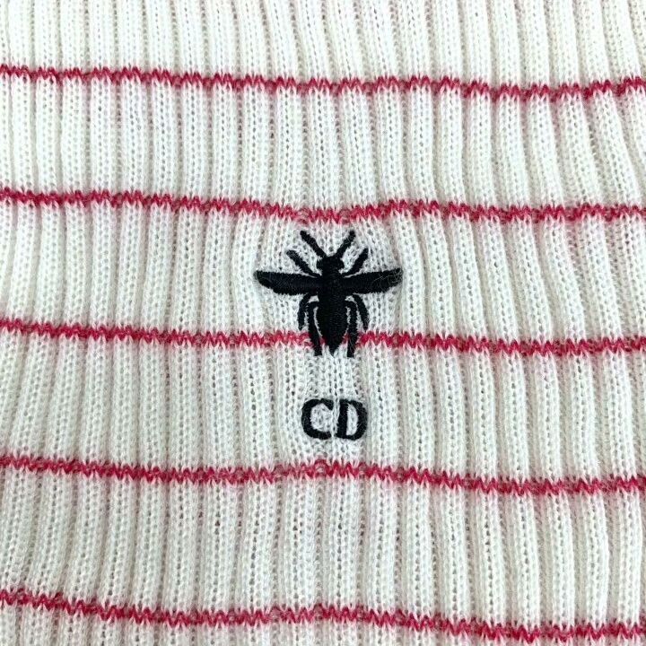 Dior Dior Cashmere Short-Sleeve Bee Embroidery Knit Size S / US 4 / IT 40 - 5 Thumbnail