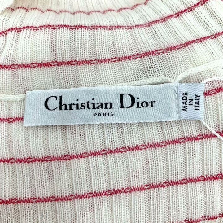 Dior Dior Cashmere Short-Sleeve Bee Embroidery Knit Size S / US 4 / IT 40 - 6 Thumbnail