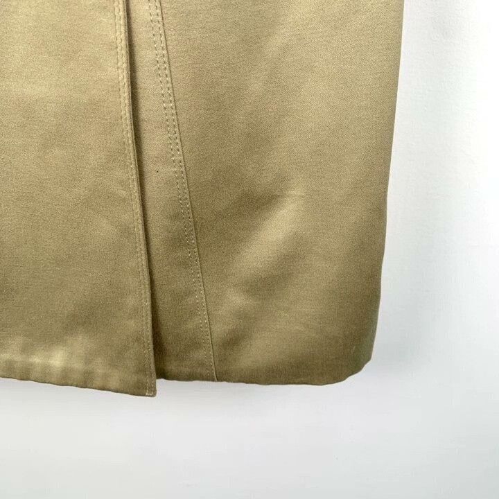 Sportmax Sportmax Brown Cotton Belted Trench Coat Size XS / US 0-2 / IT 36-38 - 4 Thumbnail
