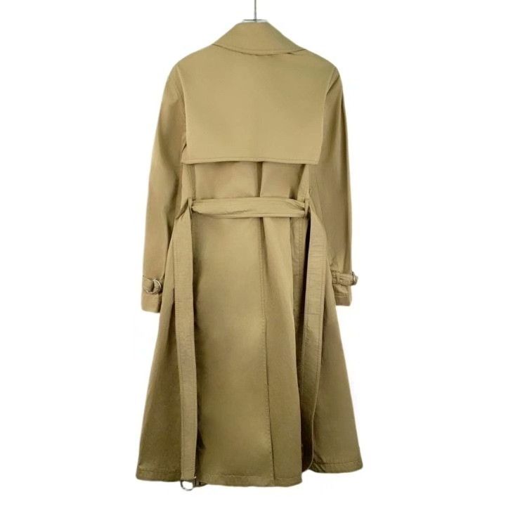 Sportmax Sportmax Brown Cotton Belted Trench Coat Size XS / US 0-2 / IT 36-38 - 2 Thumbnail
